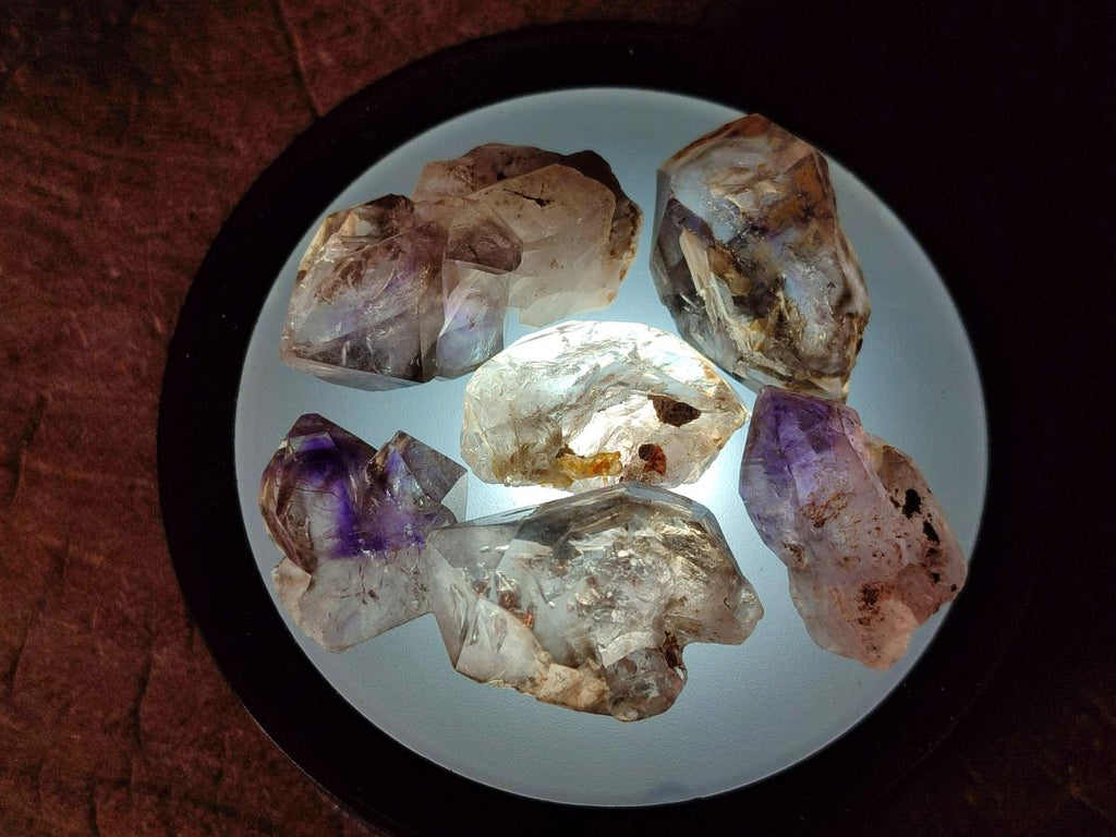 Natural Window Amethyst Crystals x 70 From Chiredzi, Zimbabwe - Toprock Gemstones and Minerals 