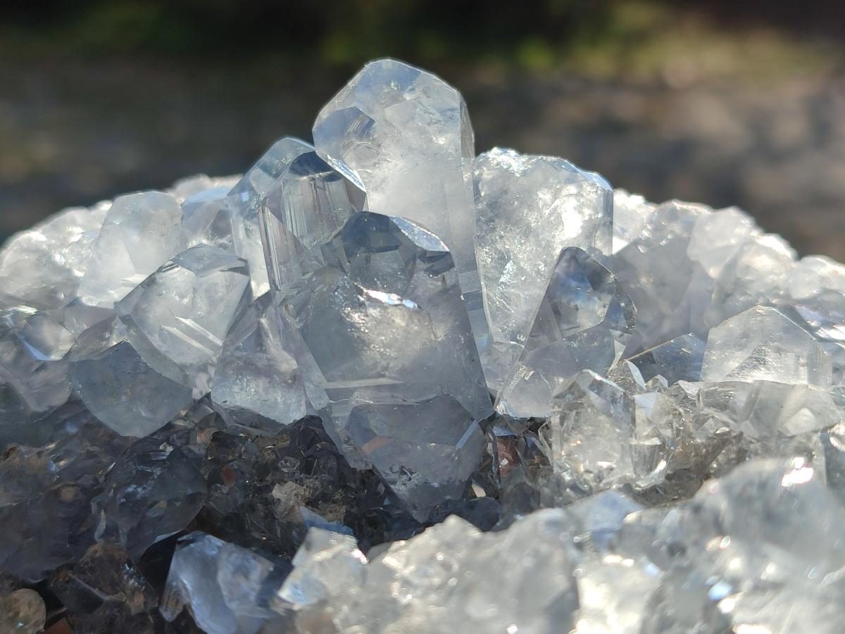 Natural Large Blue Celestite Specimen x 1 From Sakoany, Madagascar - Toprock Gemstones and Minerals 