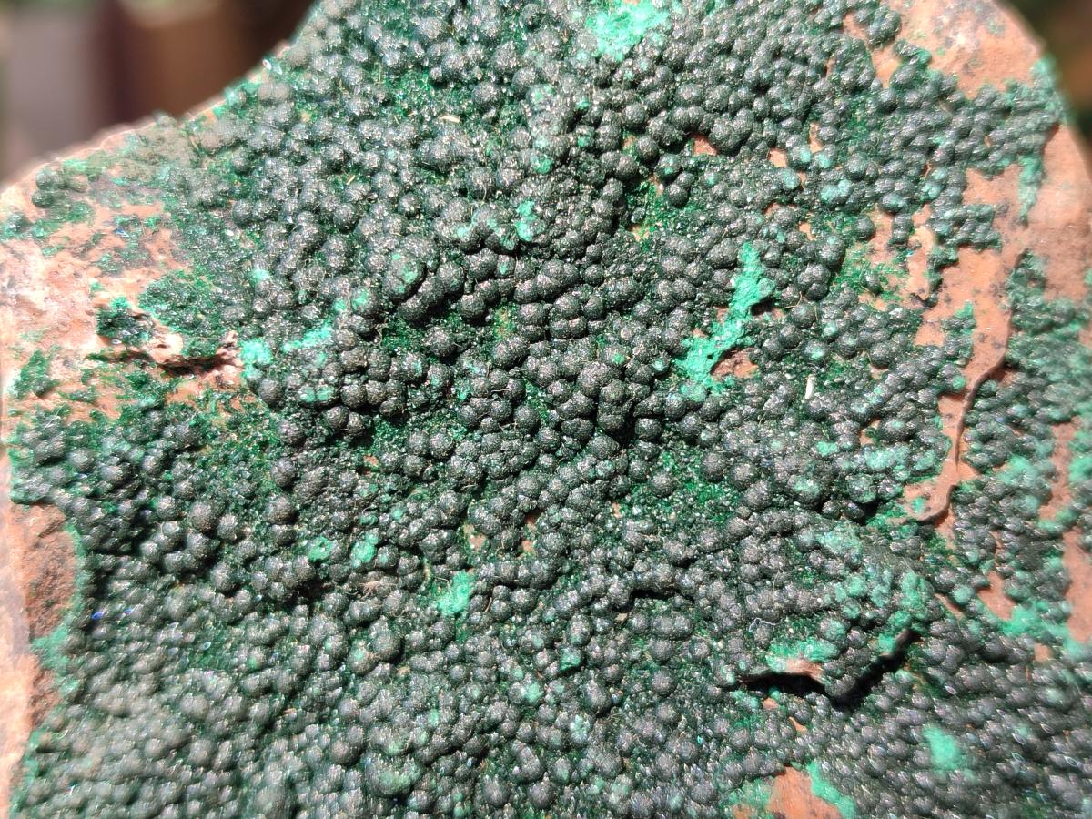 Natural Botryoidal Crystalline Malachite Specimens x 6 From Tenke Fungurume, Congo - Toprock Gemstones and Minerals 