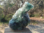 Natural Large Dark Green Okorusu Cubic Fluorite Specimen x 1 From Okorusu Mine, Namibia - Toprock Gemstones and Minerals 