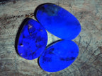 Polished Watermelon Fluorite Palm Stones x 14 From Uis, Namibia - Toprock Gemstones and Minerals 