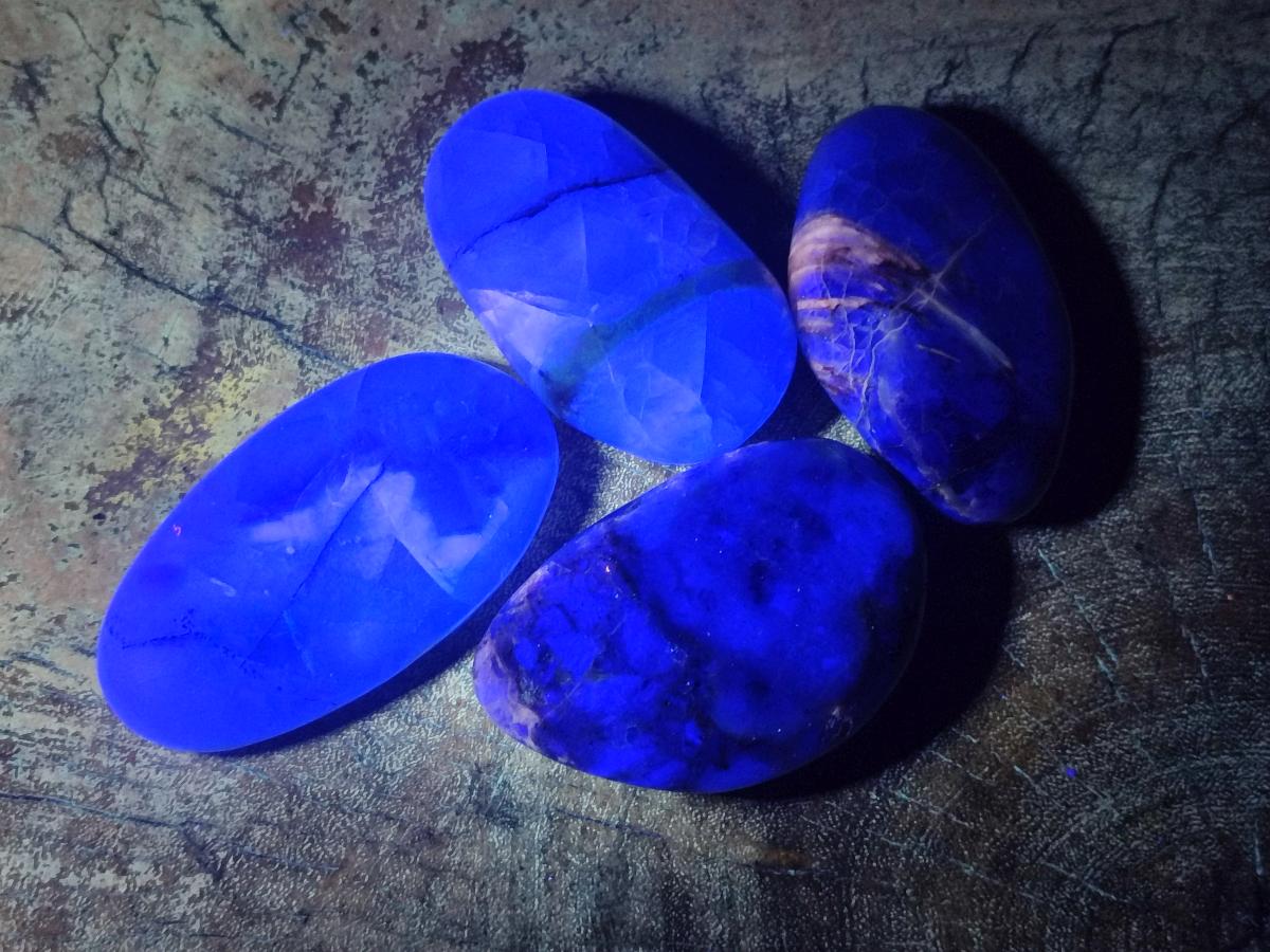 Polished Watermelon Fluorite Palm Stones x 14 From Uis, Namibia - Toprock Gemstones and Minerals 