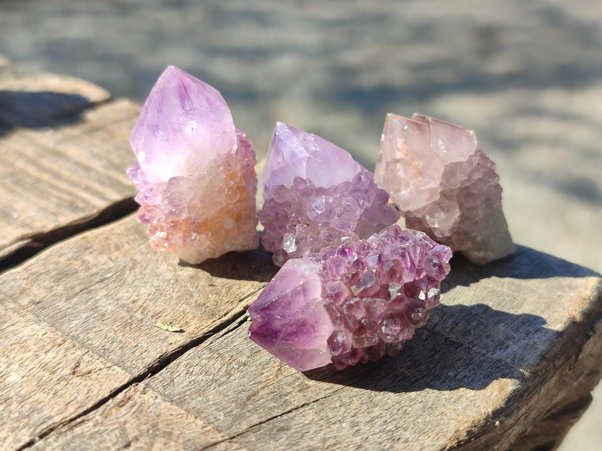 Natural Spirit Amethyst Crystals and Clusters x 76 From Boekenhouthoek, South Africa - Toprock Gemstones and Minerals 