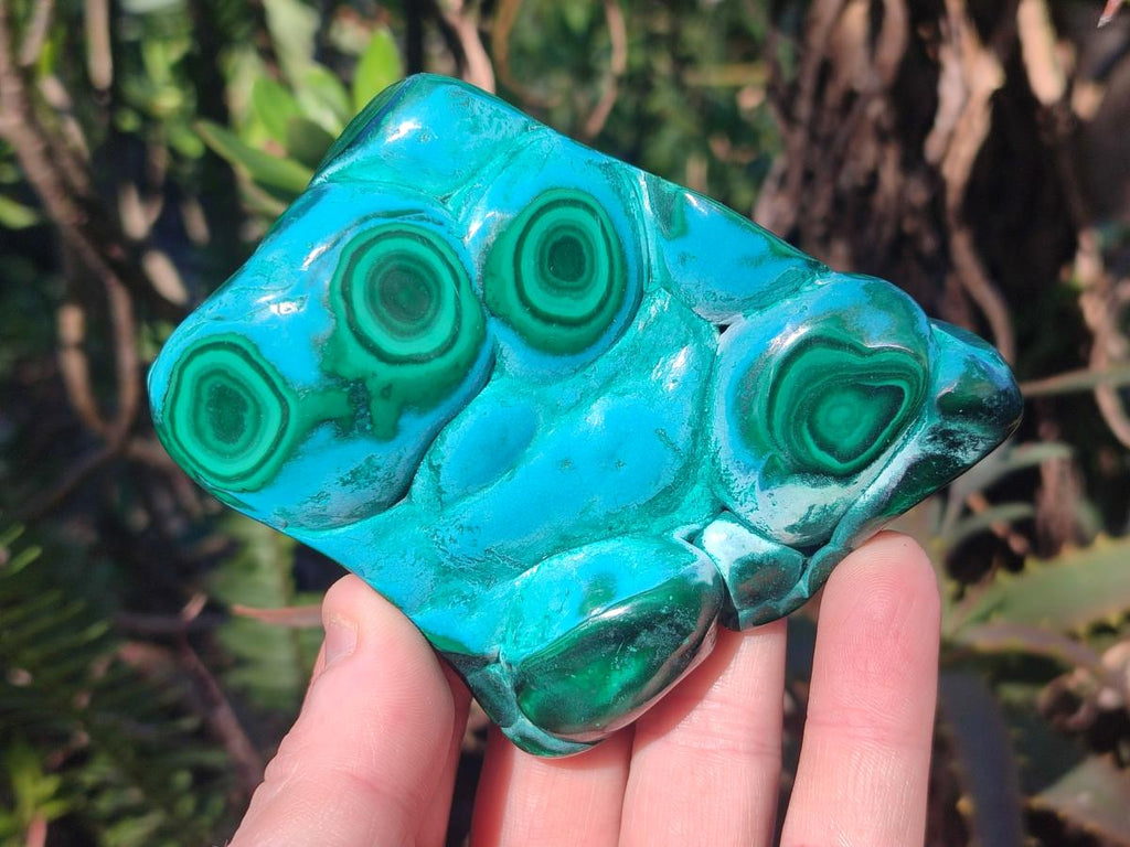 Polished Malacolla Free Forms x 3 From Kulukuluku, Congo - Toprock Gemstones and Minerals 