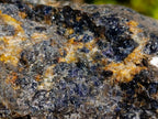 Natural Golden Tigers Eye and Cordierite Thick Slabs x 2 From South Africa and Madagascar - Toprock Gemstones and Minerals 