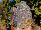 Natural Golden Tigers Eye and Cordierite Thick Slabs x 2 From South Africa and Madagascar - Toprock Gemstones and Minerals 
