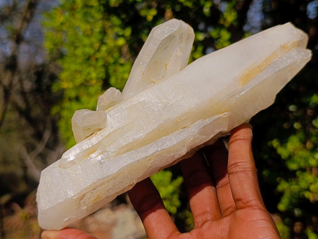 Polished and Natural Mixed Malagasy Quartz Double Terminated Crystals and Clusters x 6 From  Madagascar - Toprock Gemstones and Minerals 
