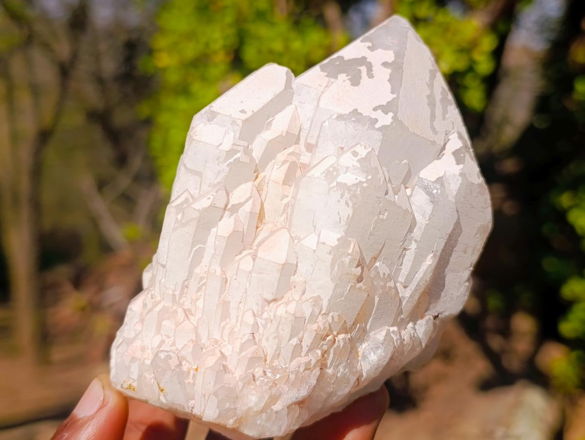 Polished and Natural Mixed Malagasy Quartz Double Terminated Crystals and Clusters x 6 From  Madagascar - Toprock Gemstones and Minerals 