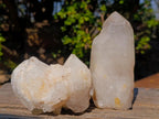 Polished and Natural Mixed Malagasy Quartz Double Terminated Crystals and Clusters x 6 From  Madagascar - Toprock Gemstones and Minerals 
