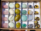 Polished Mixed Multi Mineral Galets x 25 From Southern Africa - Toprock Gemstones and Minerals 