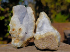 Natural Blue Lace Agate Geode Specimens x 24 From Nsanje, Malawi - Toprock Gemstones and Minerals 