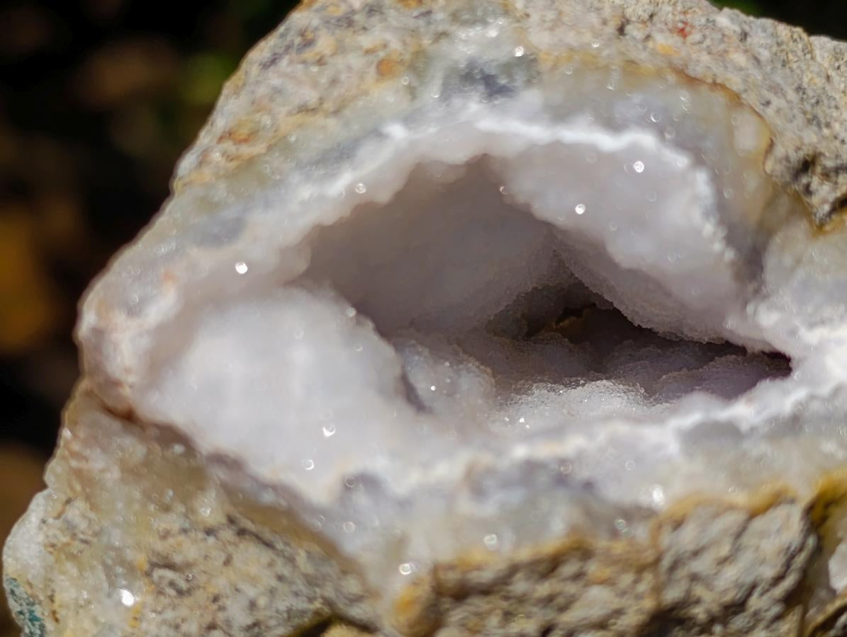 Natural Blue Lace Agate Geode Specimens x 24 From Nsanje, Malawi - Toprock Gemstones and Minerals 