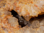 Polished and Natural Agate with Crystalline Geode Centres x 2 From Maintirano, Madagascar - Toprock Gemstones and Minerals 