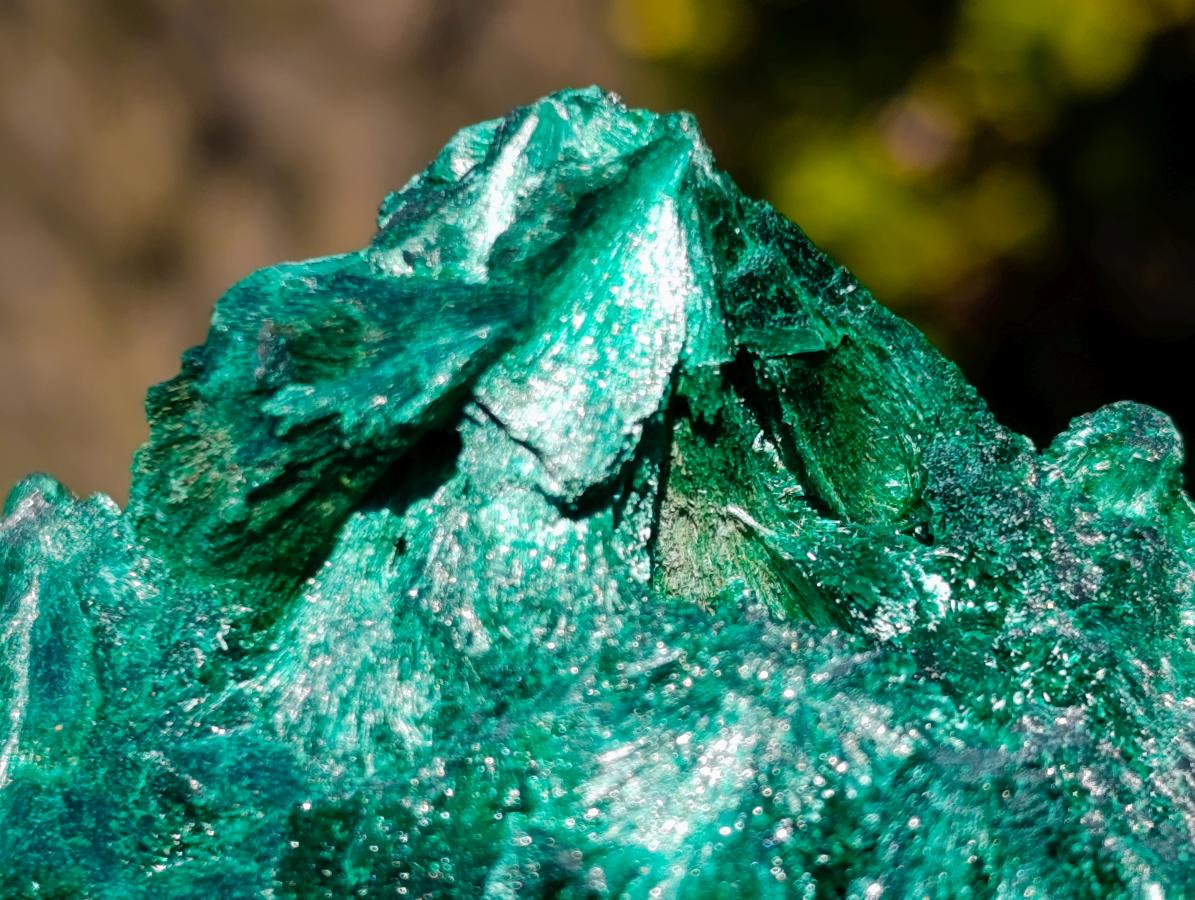 Natural Silky Malachite Specimens x 6 From Kasompe, Congo - Toprock Gemstones and Minerals 