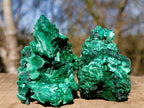 Natural Silky Malachite Specimens x 6 From Kasompe, Congo - Toprock Gemstones and Minerals 