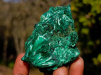 Natural Silky Malachite Specimens x 6 From Kasompe, Congo - Toprock Gemstones and Minerals 