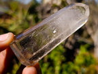 Polished Clear and Smokey Quartz Crystals x 12 From Madagascar - Toprock Gemstones and Minerals 