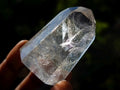 Polished Clear and Smokey Quartz Crystals x 12 From Madagascar - Toprock Gemstones and Minerals 