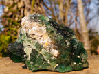 Natural Dark Green and Purple Cubic Fluorite Specimens x 2 From Okorusu Mine, Namibia - Toprock Gemstones and Minerals 