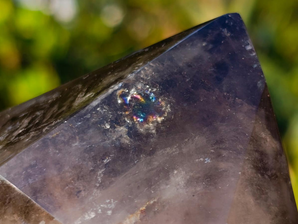 Polished Dark Smokey Quartz Crystals x 2 From Madagascar - Toprock Gemstones and Minerals 