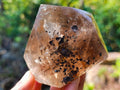 Polished Dark Smokey Quartz Crystals x 2 From Madagascar - Toprock Gemstones and Minerals 
