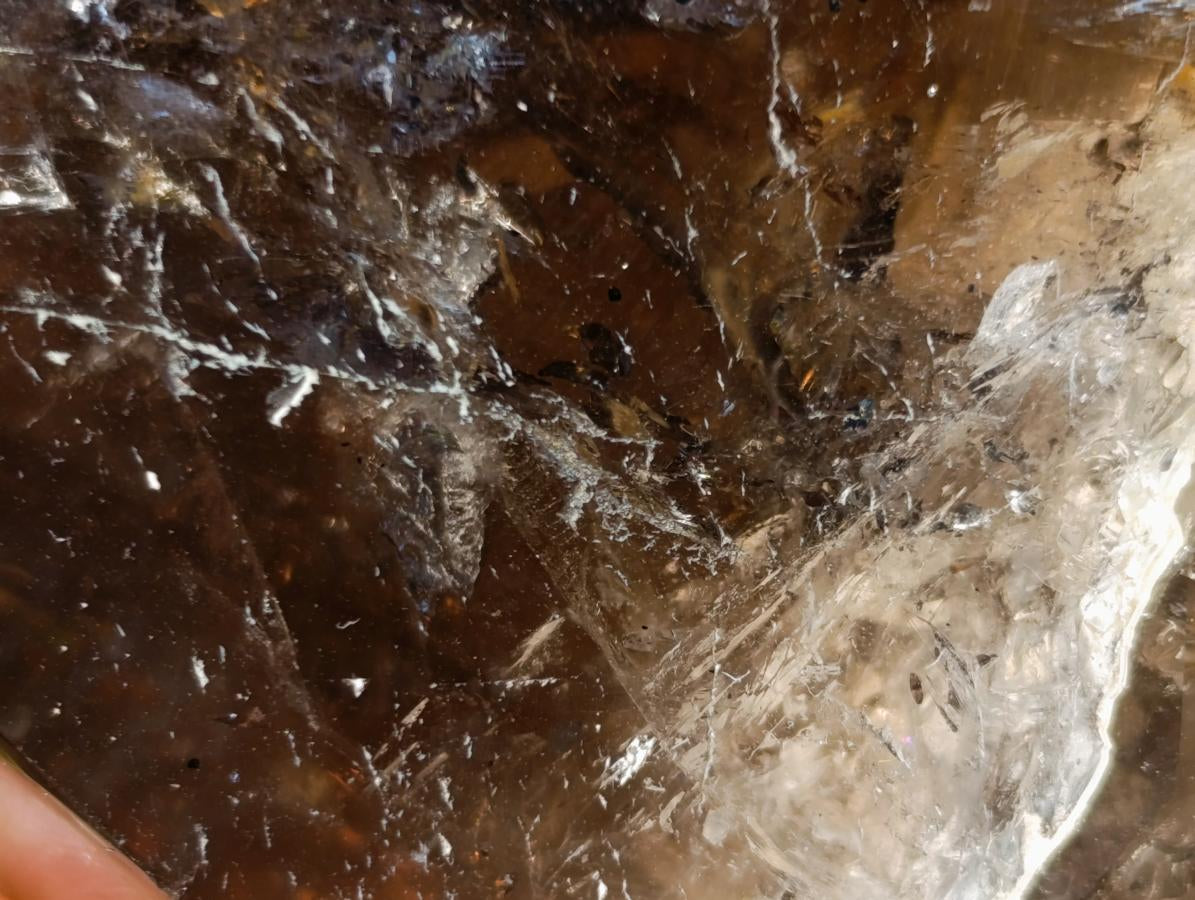 Polished Dark Smokey Quartz Crystals x 2 From Madagascar - Toprock Gemstones and Minerals 