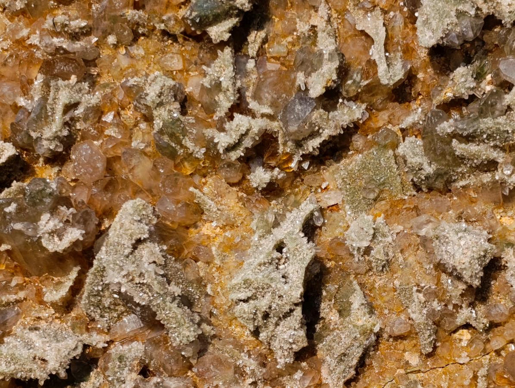 Natural XL Chlorite Quartz Flat Crystalline Plate Specimen with Hematoid x 1 From Orange River, South Africa - Toprock Gemstones and Minerals 