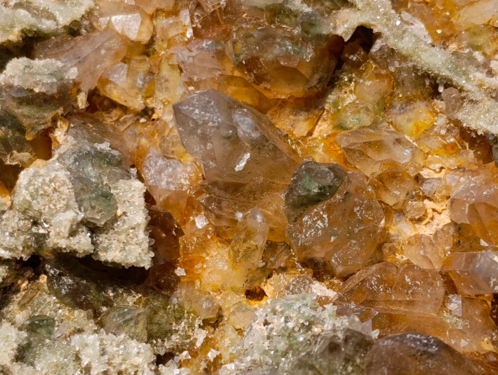 Natural XL Chlorite Quartz Flat Crystalline Plate Specimen with Hematoid x 1 From Orange River, South Africa - Toprock Gemstones and Minerals 