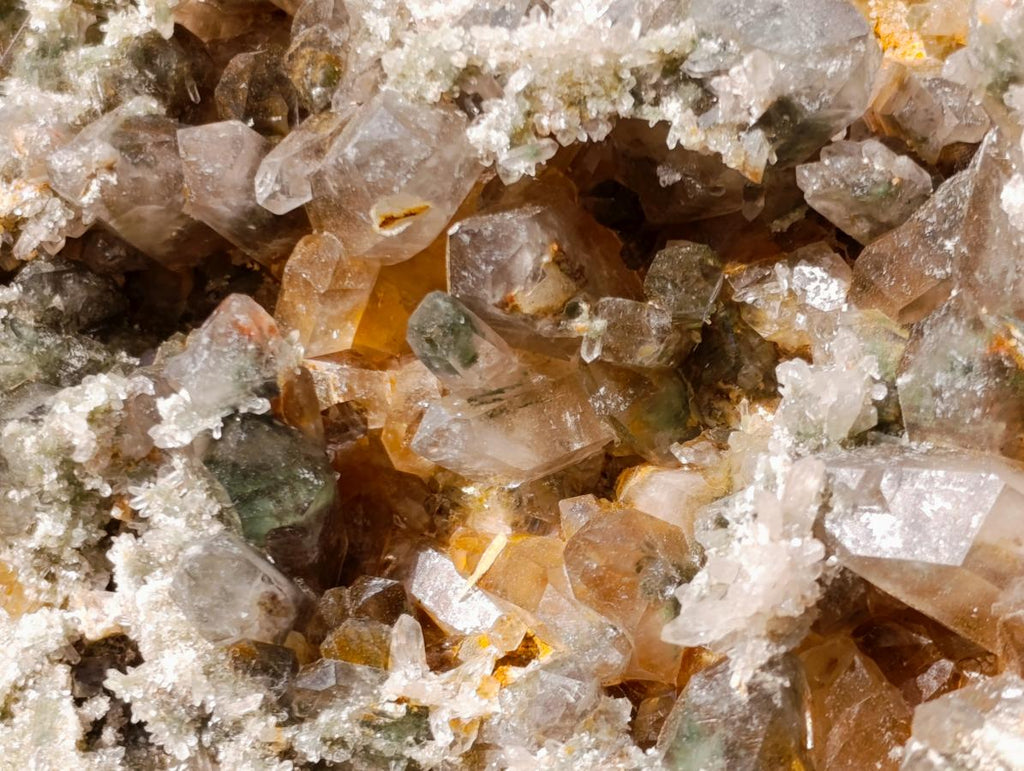 Natural XL Chlorite Quartz Flat Crystalline Plate Specimen with Hematoid x 1 From Orange River, South Africa - Toprock Gemstones and Minerals 