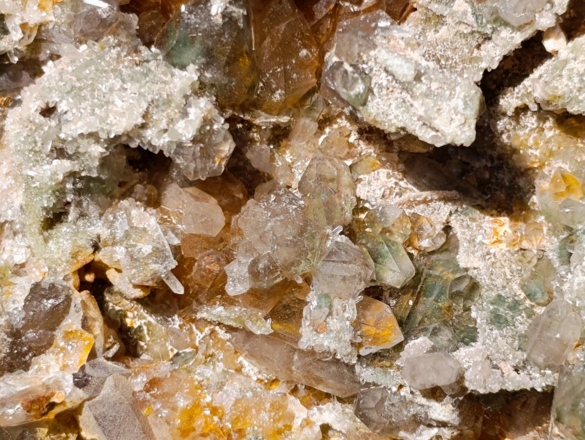 Natural XL Chlorite Quartz Flat Crystalline Plate Specimen with Hematoid x 1 From Orange River, South Africa - Toprock Gemstones and Minerals 