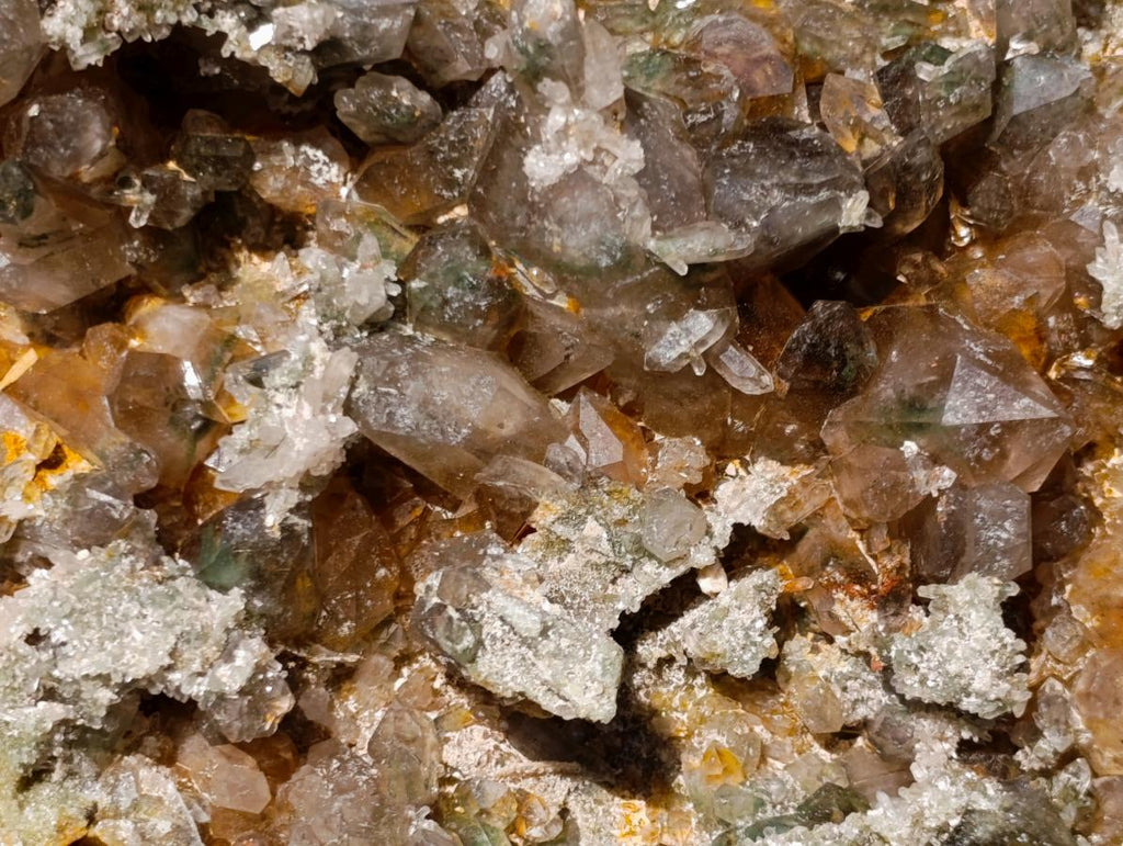 Natural XL Chlorite Quartz Flat Crystalline Plate Specimen with Hematoid x 1 From Orange River, South Africa - Toprock Gemstones and Minerals 