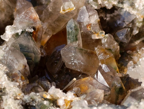 Natural XL Chlorite Quartz Flat Crystalline Plate Specimen with Hematoid x 1 From Orange River, South Africa - Toprock Gemstones and Minerals 