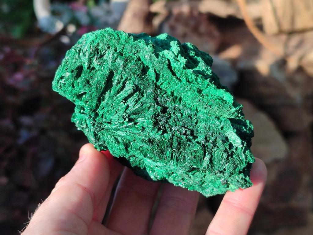 Natural Silky Malachite Specimens x 3 From Kasompe, Congo - Toprock Gemstones and Minerals 