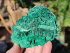 Natural Silky Malachite Specimens x 3 From Kasompe, Congo - Toprock Gemstones and Minerals 