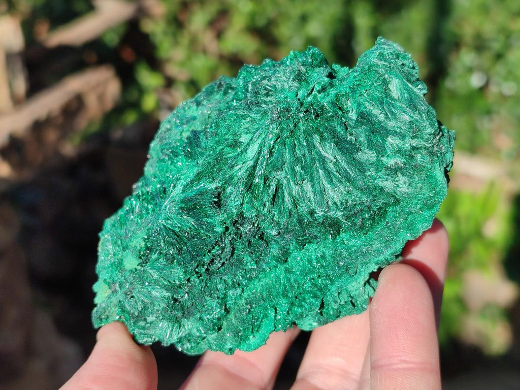 Natural Silky Malachite Specimens x 3 From Kasompe, Congo - Toprock Gemstones and Minerals 
