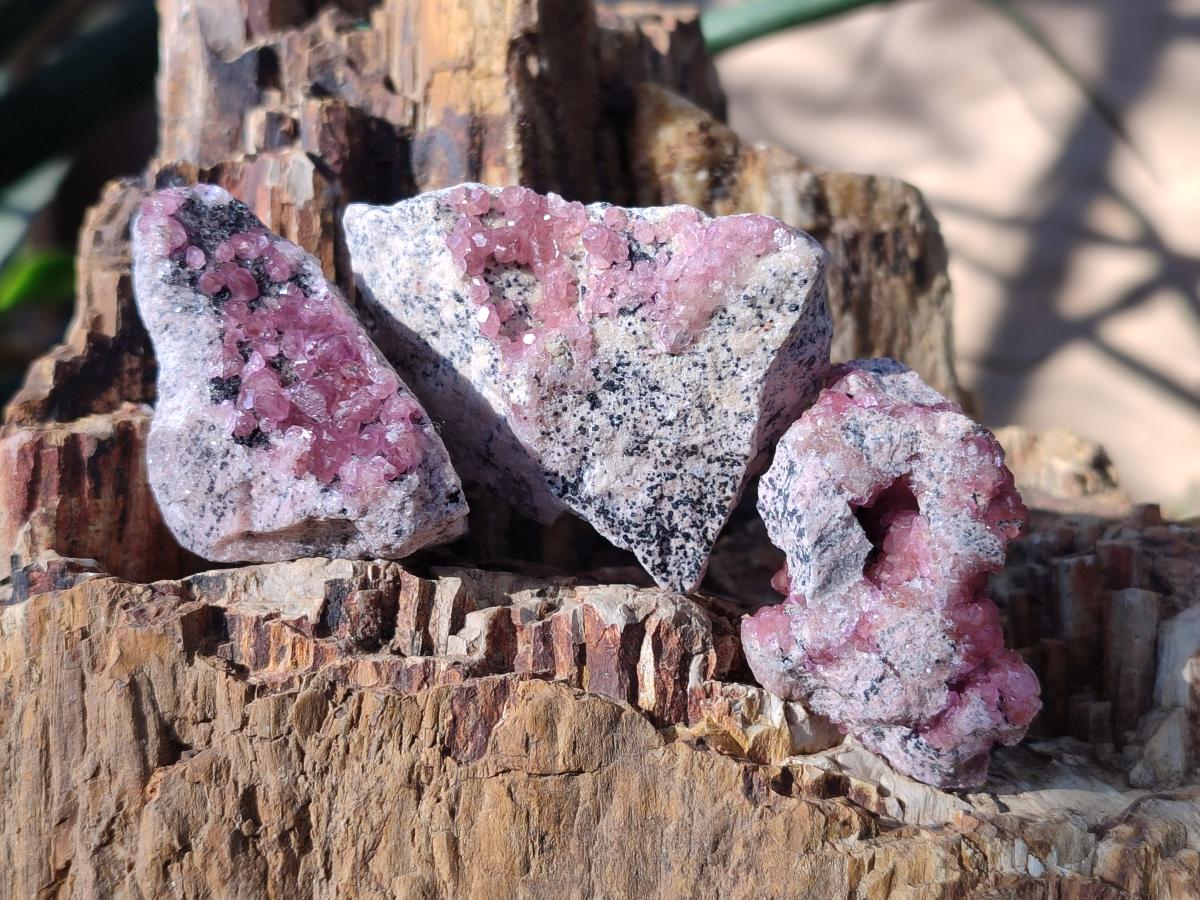 Natural Spherocobaltite Specimens with  Heterogenite x 12 From Musonoi Mine, Congo - Toprock Gemstones and Minerals 