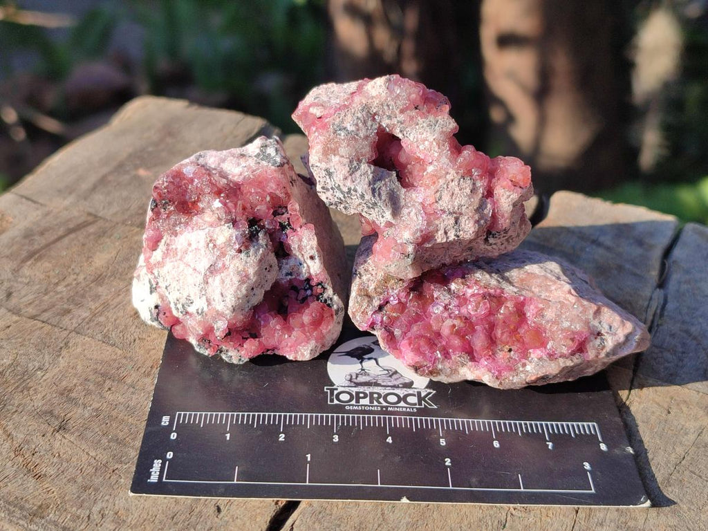 Natural Spherocobaltite Specimens with  Heterogenite x 12 From Musonoi Mine, Congo - Toprock Gemstones and Minerals 