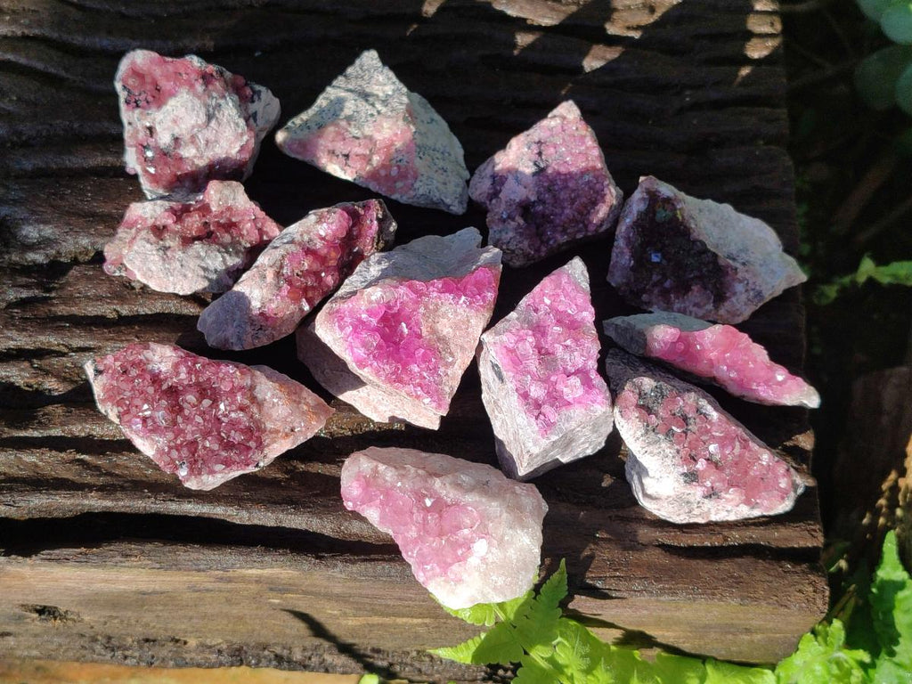 Natural Spherocobaltite Specimens with  Heterogenite x 12 From Musonoi Mine, Congo - Toprock Gemstones and Minerals 