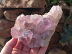 Natural Jacaranda Amethyst Crystal Clusters x 2 From Mumbwa, Zambia - Toprock Gemstones and Minerals 