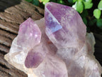 Natural Jacaranda Amethyst Crystal Clusters x 2 From Mumbwa, Zambia - Toprock Gemstones and Minerals 