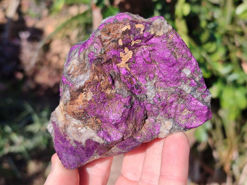 Natural Metallic Cobbed Purpurite Specimens x 6 From Erongo, Namibia - Toprock Gemstones and Minerals 