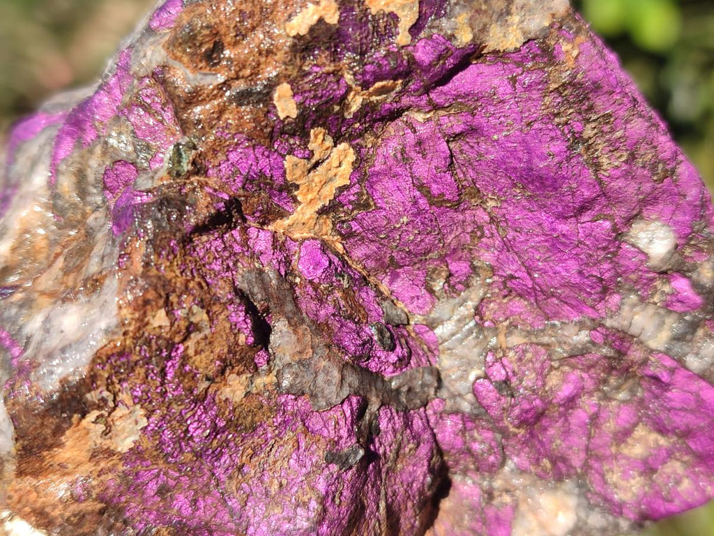Natural Metallic Cobbed Purpurite Specimens x 6 From Erongo, Namibia - Toprock Gemstones and Minerals 
