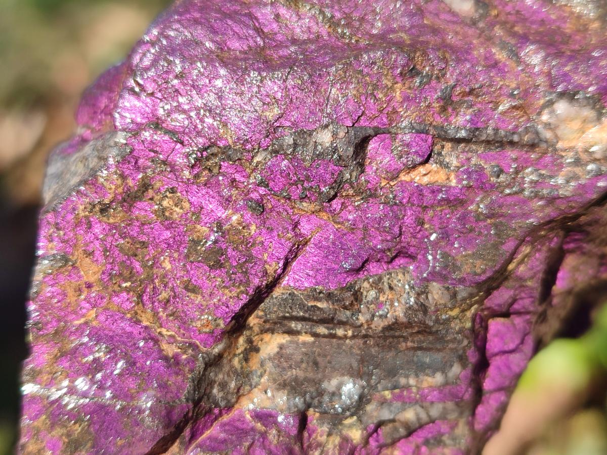 Natural Metallic Cobbed Purpurite Specimens x 6 From Erongo, Namibia - Toprock Gemstones and Minerals 