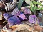 Natural Metallic Cobbed Purpurite Specimens x 6 From Erongo, Namibia - Toprock Gemstones and Minerals 