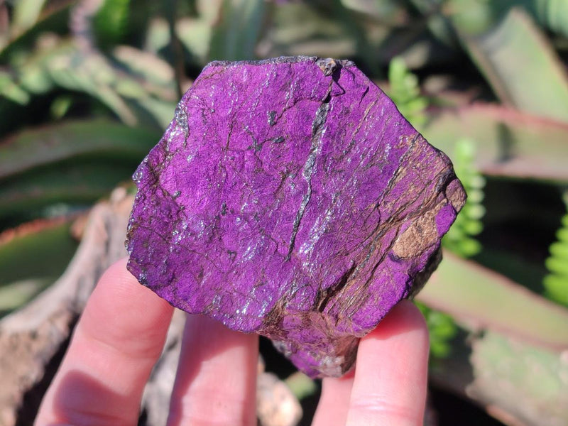 Natural Metallic Cobbed Purpurite Specimens x 6 From Erongo, Namibia - Toprock Gemstones and Minerals 