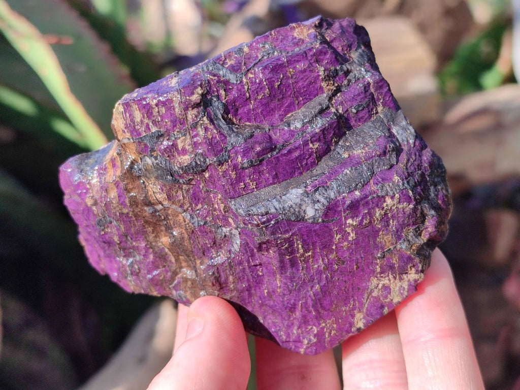 Natural Metallic Cobbed Purpurite Specimens x 6 From Erongo, Namibia - Toprock Gemstones and Minerals 