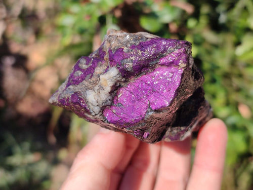 Natural Metallic Cobbed Purpurite Specimens x 6 From Erongo, Namibia - Toprock Gemstones and Minerals 