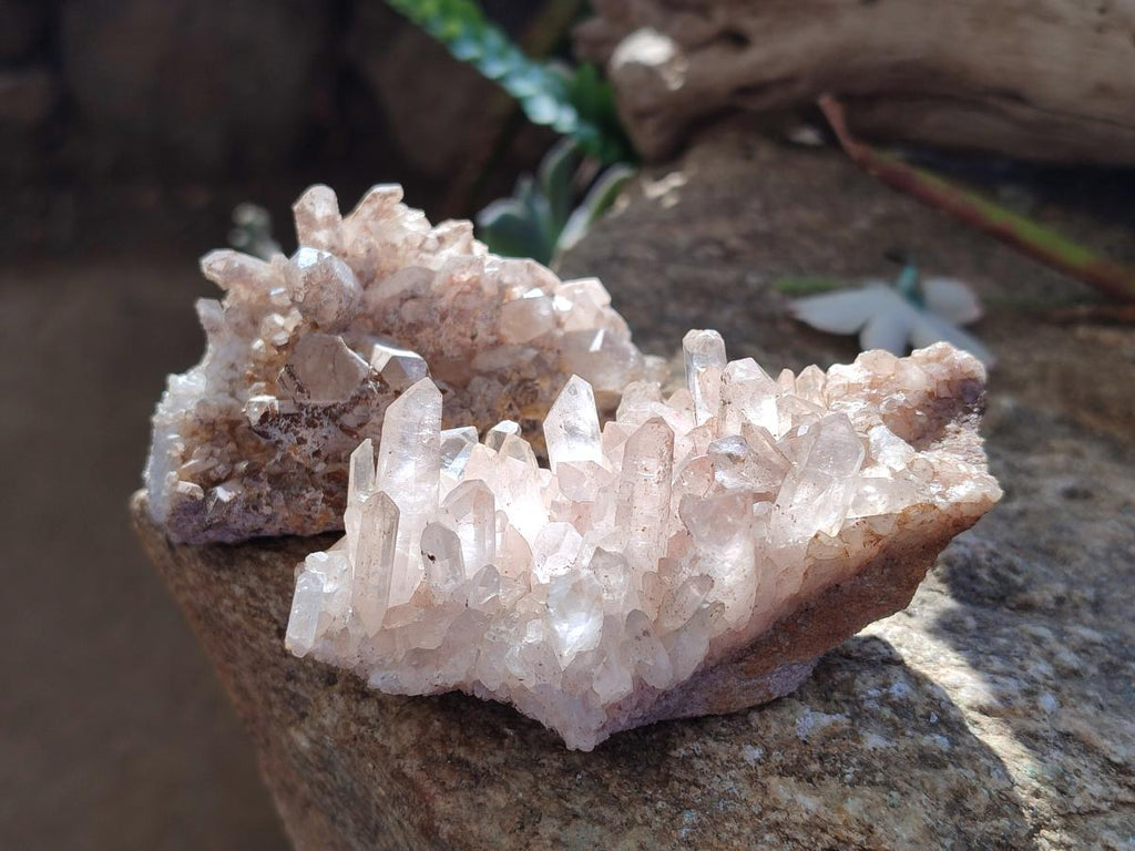 Natural Malagasy Quartz Clusters x 12 From Madagascar - Toprock Gemstones and Minerals 