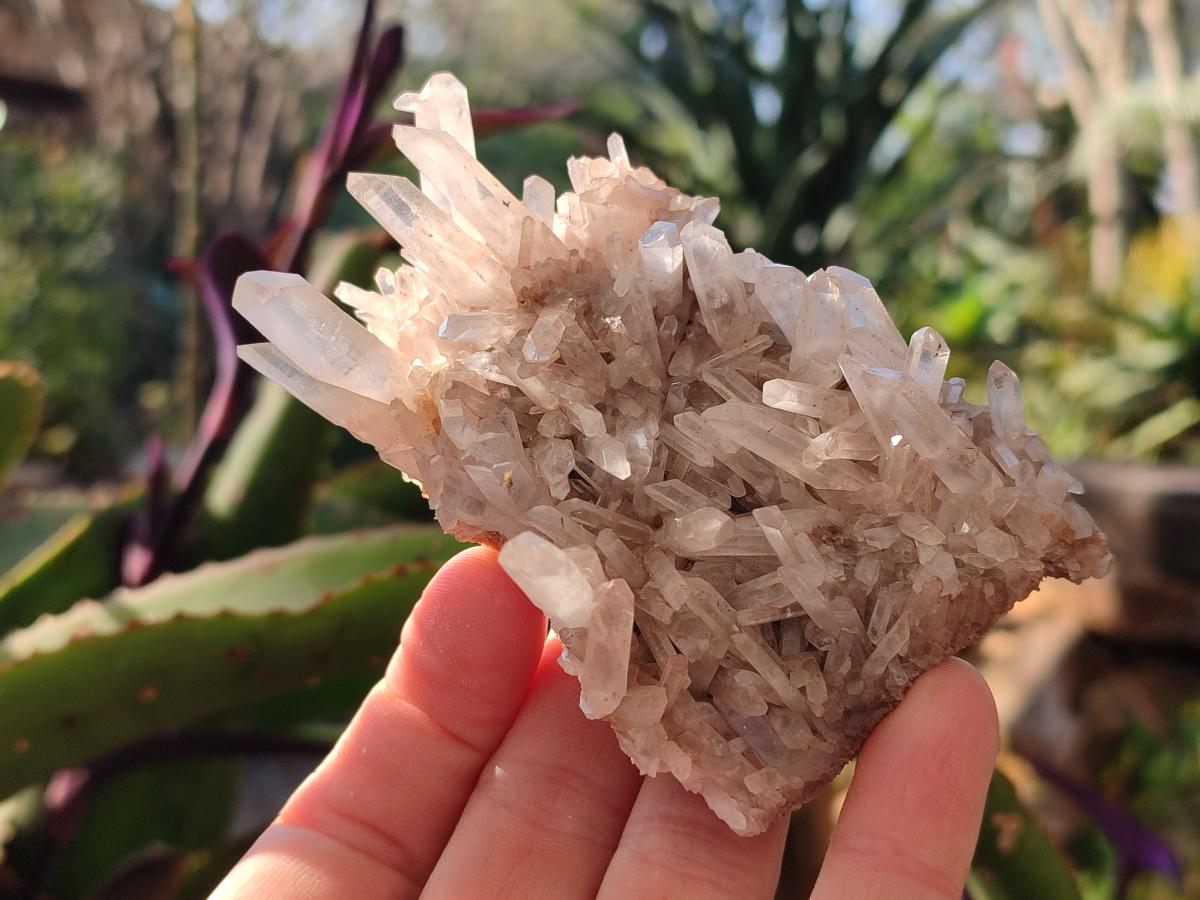 Natural Malagasy Quartz Clusters x 12 From Madagascar - Toprock Gemstones and Minerals 