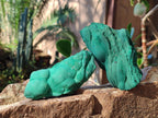 Natural Botryoidal Malachite Specimens x 12 From Congo - Toprock Gemstones and Minerals 